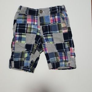 Boys Plaid Shorts